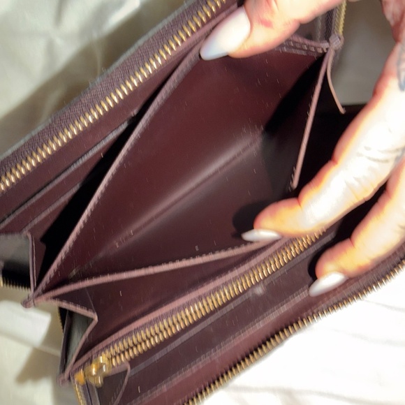 Louis Vuitton Vernis Zippy Wallet Burgundy Patent Leather - Picture 8 of 9